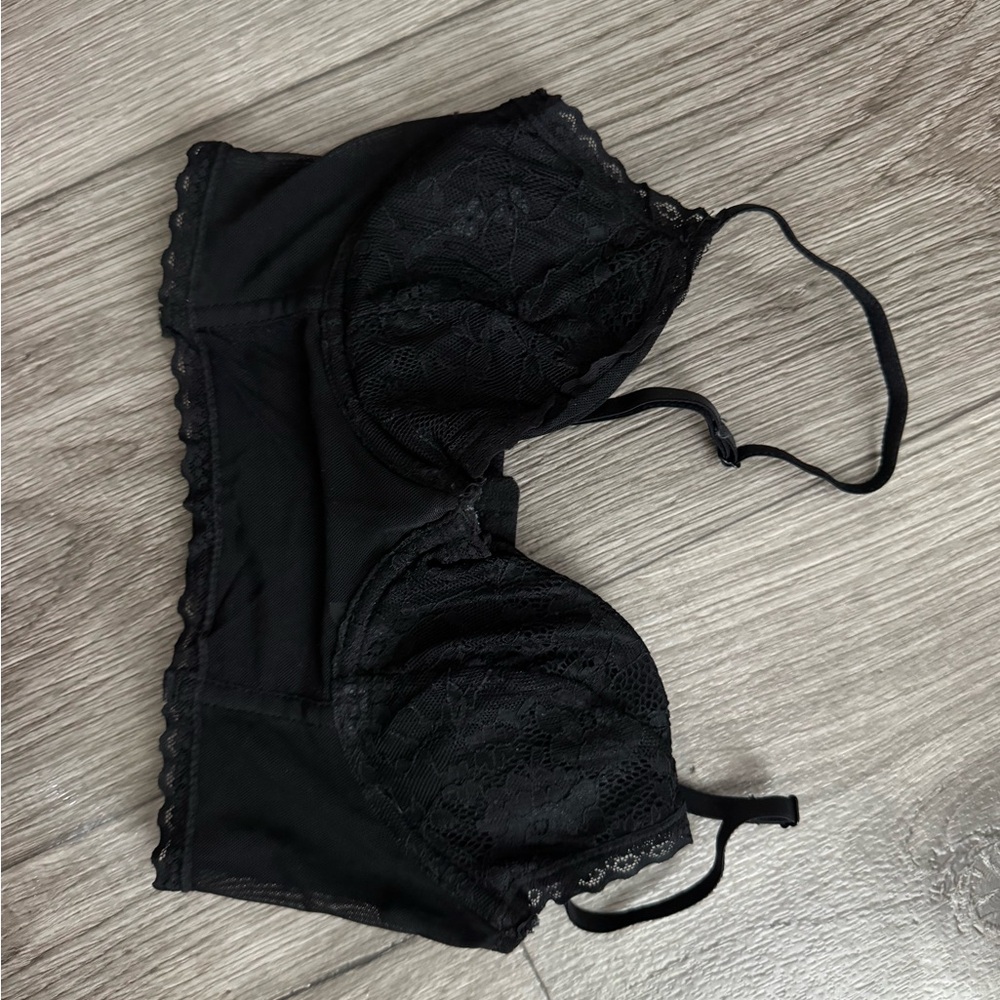 Garage Black Lace crop top